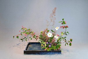 Ohara Ikebana realistische Landschaft