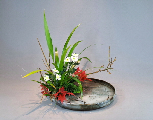 Ohara Ikebana realistische Landschaft